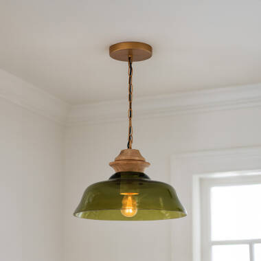 Image of Khudi & Khora Brook Glass Ceiling Pendant Light