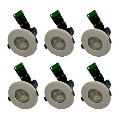 Envirolight Eco IP65 Fire Rated Fixed Downlight - Pack of 6
