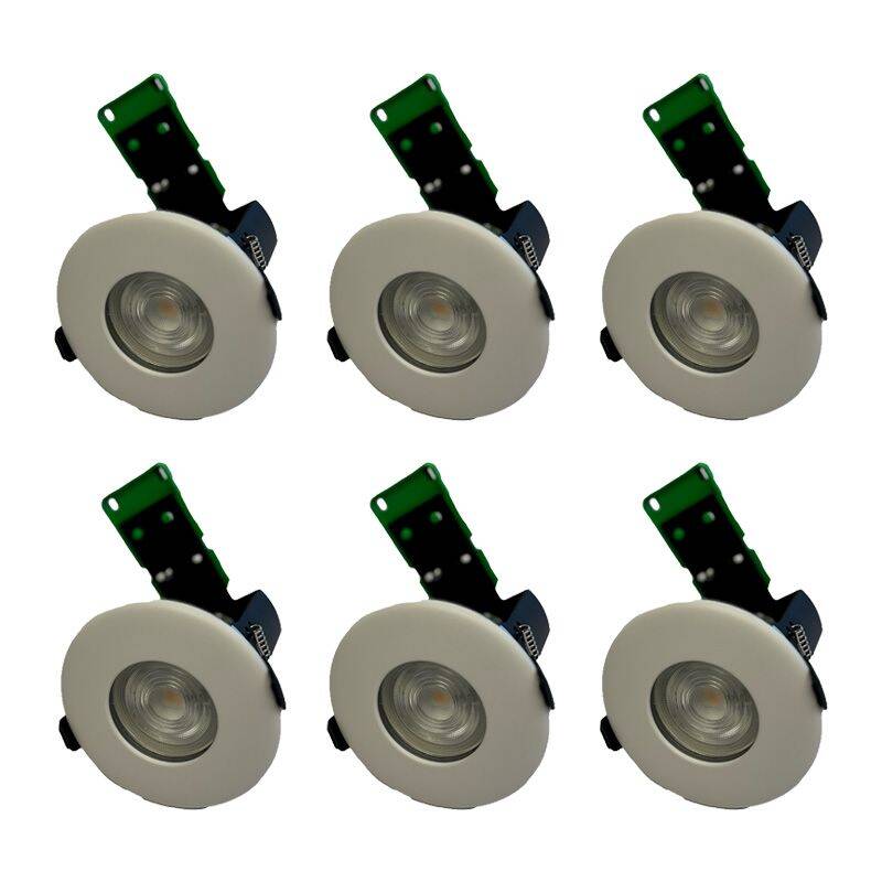 Image of Envirolight Eco IP65 Fire Rated Fixed Downlight - Pack of 6