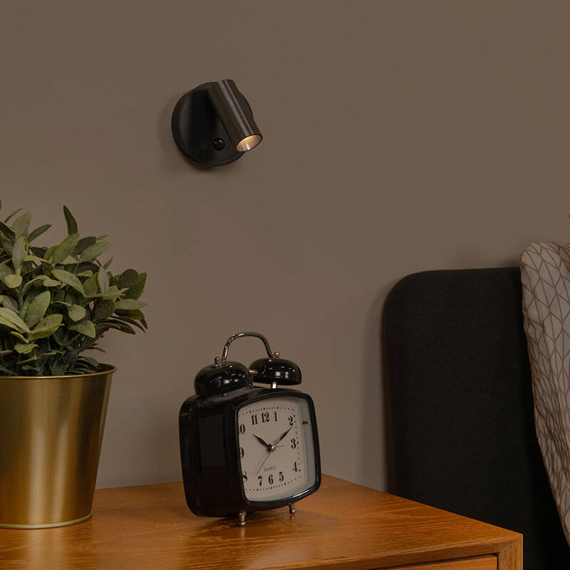 Image of Lucide Toni USB Rechargeable LED Touch Reading Light with Motion Switch