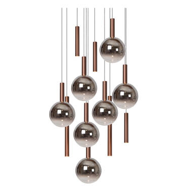 Image of Lucide Jasmine LED 12 Light Cluster Ceiling Pendant Light