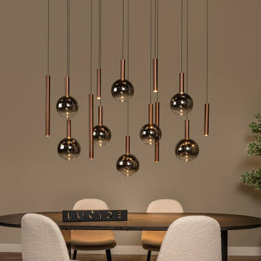 Image of Lucide Jasmine LED 14 Light Bar Ceiling Pendant