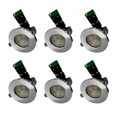Envirolight Eco IP65 Fire Rated Fixed Downlight - Pack of 6