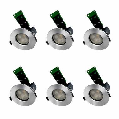 Envirolight Eco IP65 Fire Rated Fixed Downlight - Pack of 6