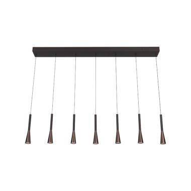 Image of Lucide Joakim 1300 LED 7 Light Bar Ceiling Pendant