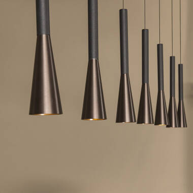 Image of Lucide Joakim 1300 LED 7 Light Bar Ceiling Pendant
