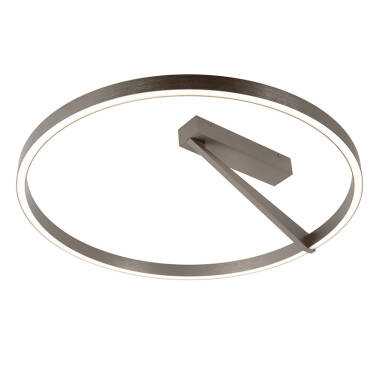 Image of Lucide Applause 600 CCT LED Semi-Flush Ceiling Light with Remote Control