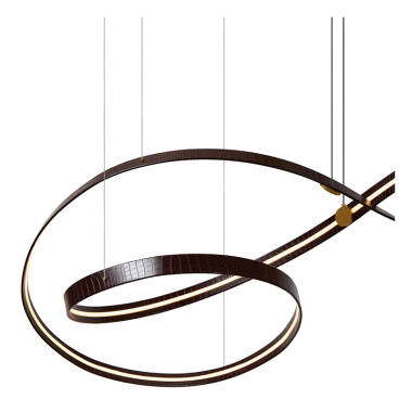 Image of Lucide Slalom LED Ceiling Pendant Light with Remote Control