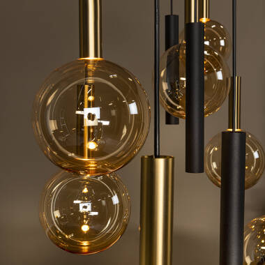 Image of Lucide Josiane 12 Light Bar Ceiling Pendant