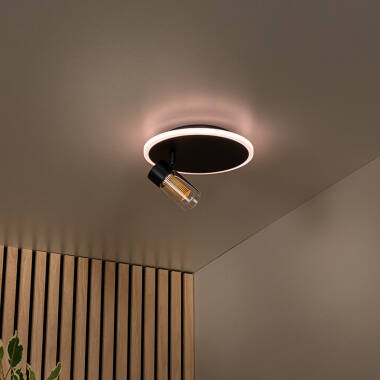 Image of Lucide Everina CCT LED Single Ceiling Spotlight with Remote Control
