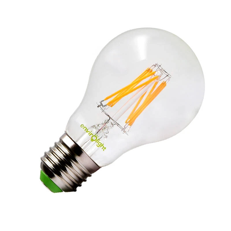 Image of Envirolight 8W Warm White Non-Dimmable LED Decorative Filament GLS Bulb