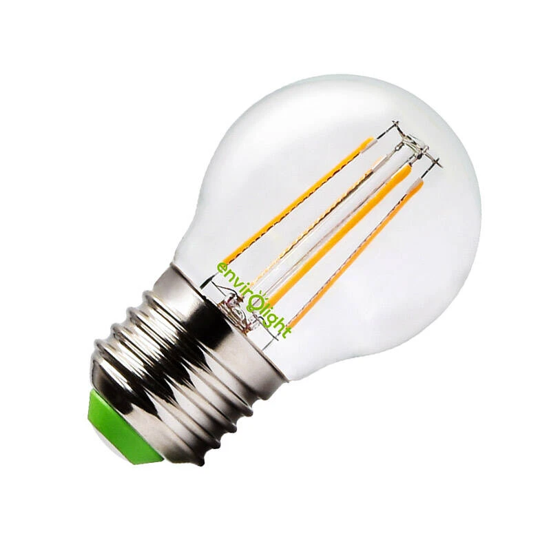 Image of Envirolight 4W Warm White Dimmable LED Decorative Filament Golfball Bulb
