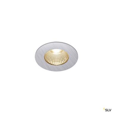 SLV Patta-I 7.3W Recessed Warm White Dimmable LED IP65 Fixed Downlight