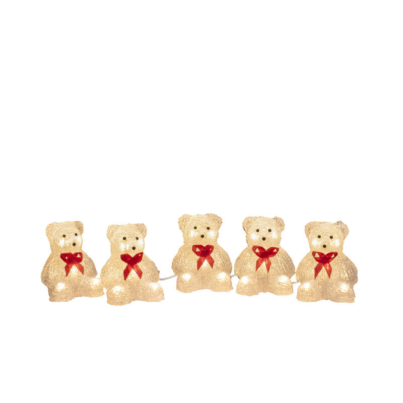 Image of Konstsmide LED Teddy Bear String Lights - Set of 5
