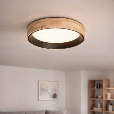 Edit Dari Round 20W Colour LED Flush Ceiling Light
