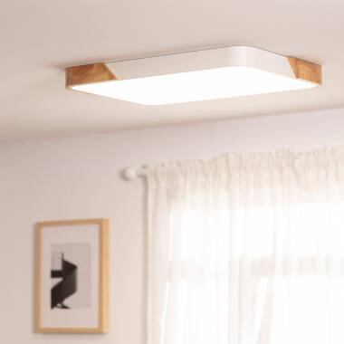 Edit Dari Rectangular 30W Selectable LED Flush Ceiling Light