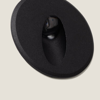 Image of Edit Adam 3W LED Oval Recessed Wall Light