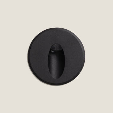Image of Edit Adam 3W LED Oval Recessed Wall Light