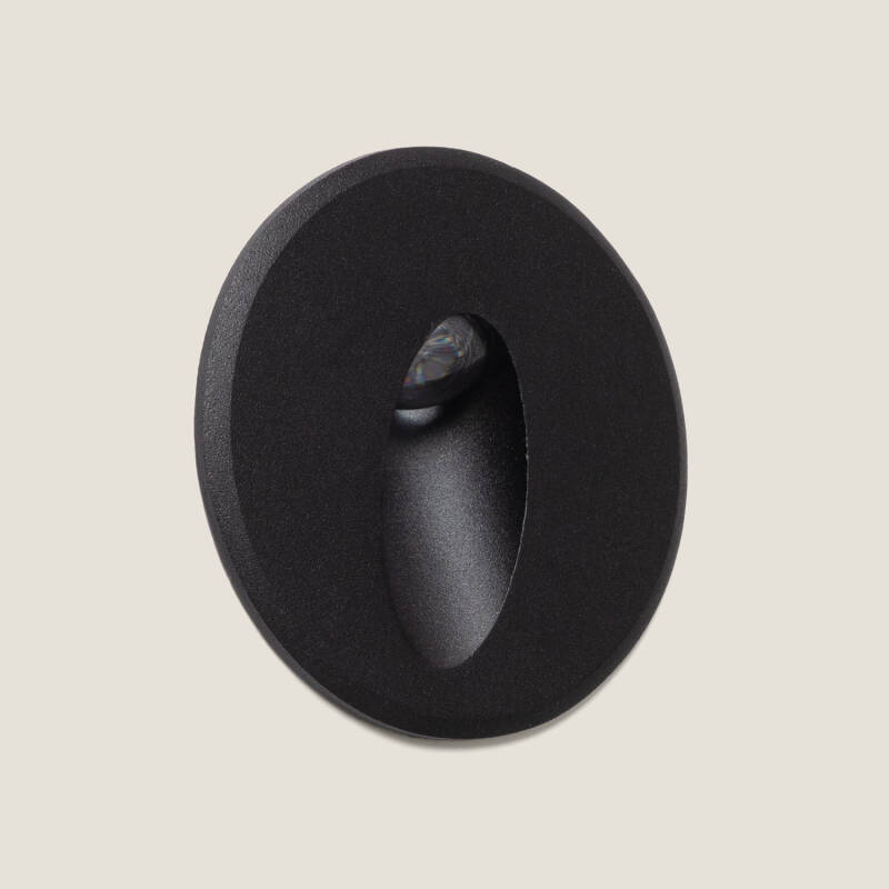 Image of Edit Adam 3W LED Oval Recessed Wall Light