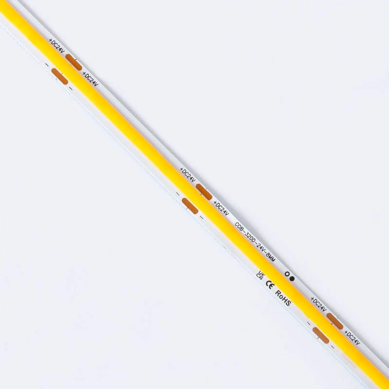 Image of 20M IP20 24V DC Cool White COB LED Strip Roll