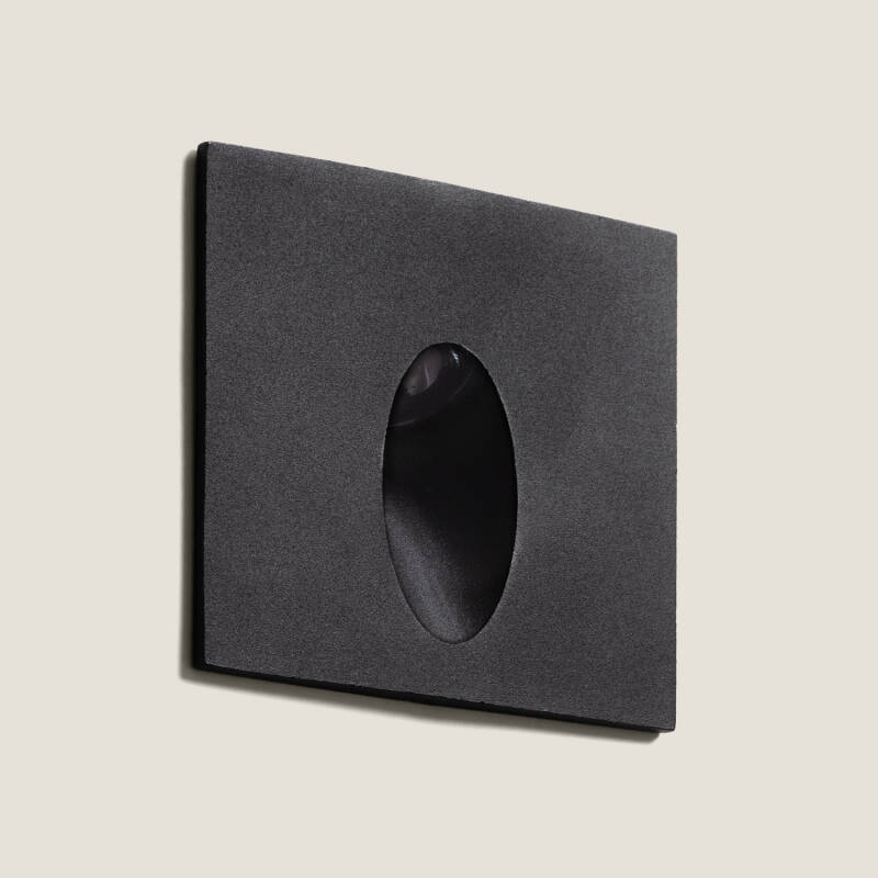 Image of Edit Adam 3W LED Square Recessed Wall Light