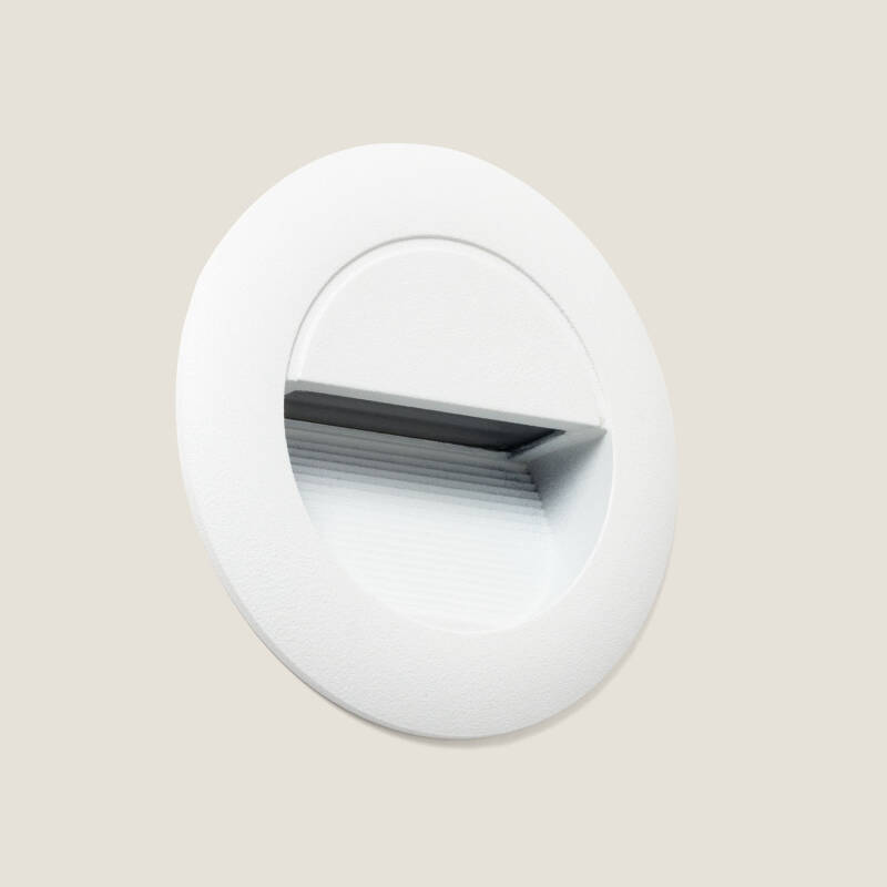 Image of Edit Esla 3W LED Round Recessed Wall Light