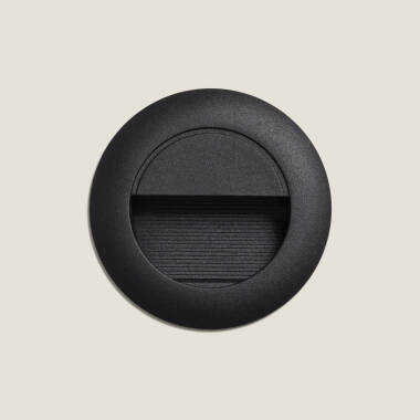 Image of Edit Segre 3W LED Round Recessed Wall Light