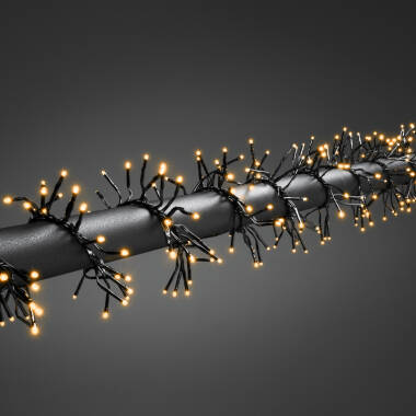 Konstsmide 13.5M Amber LED Multi-Function Cluster String Lights