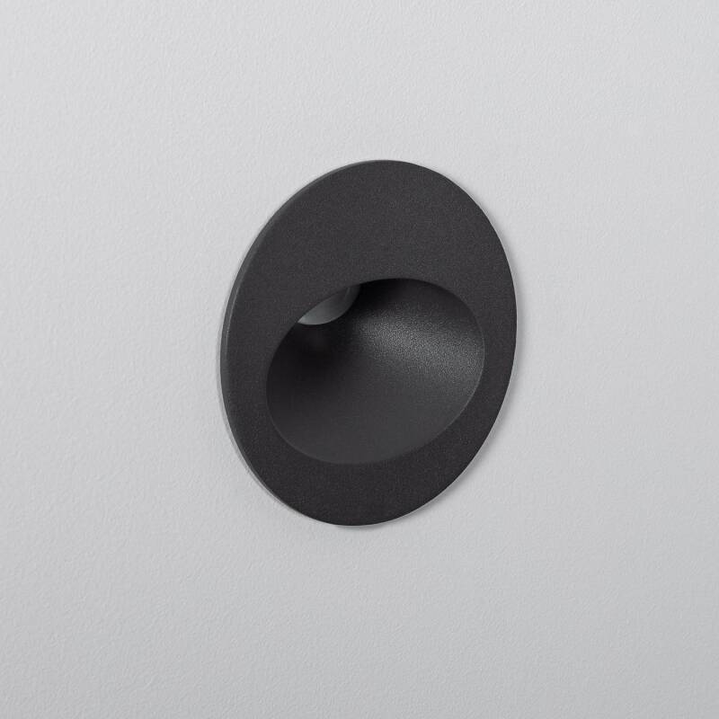 Image of Edit 3W Town Outdoor Recessed LED Wall Light