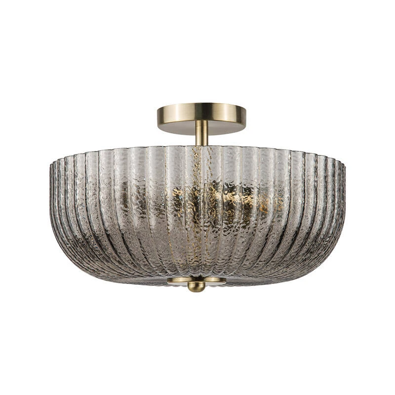 Image of Wisteria Pulse Glass Semi-Flush Ceiling Light