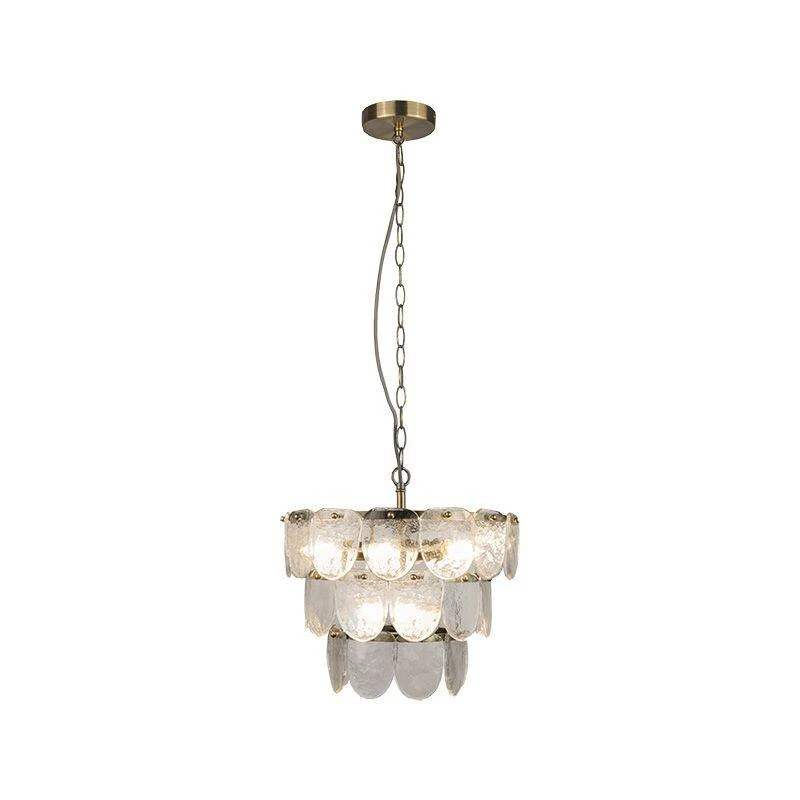 Image of Wisteria Merise Clear Glass Ceiling Pendant Light