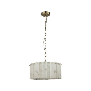 Image of Wisteria Linea Alabaster Glass Chandelier