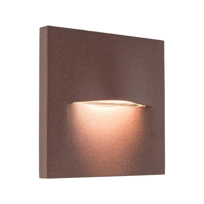 Image of Edit Terra LED Square Outdoor Flush Wall Light