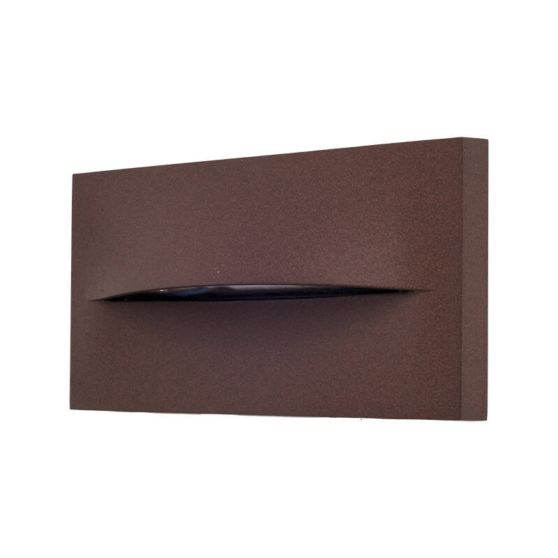 Image of Edit Terra LED Rectangular Outdoor Flush Wall Light