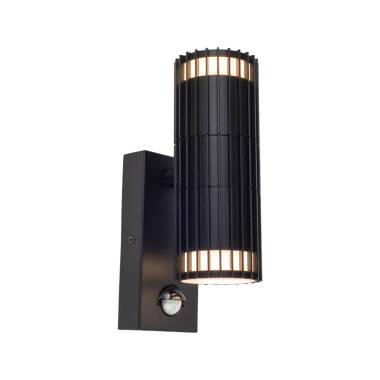 Image of Edit Hibiscus Outdoor Up & Down Wall Light with PIR Sensor