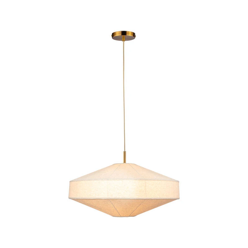 Image of Khudi & Khora Calyx Linen Ceiling Pendant Light