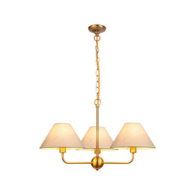 Image of Wisteria Vitra 3 Arm Ceiling Pendant Light