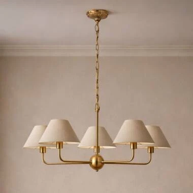 Wisteria Vitra 5 Arm Ceiling Pendant Light
