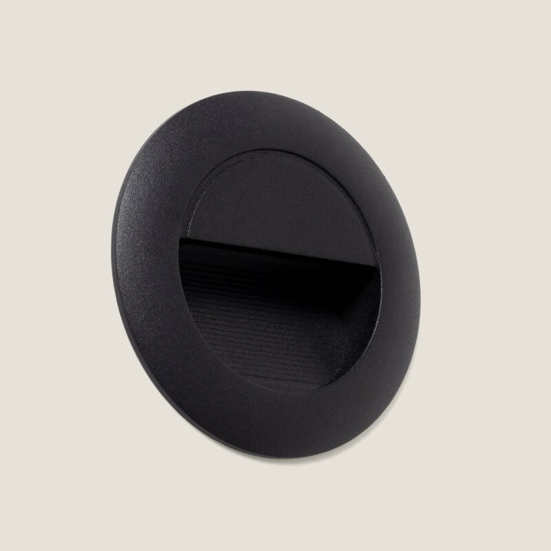 Image of Edit Segre 3W LED Round Recessed Wall Light