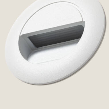 Image of Edit Esla 3W LED Round Recessed Wall Light