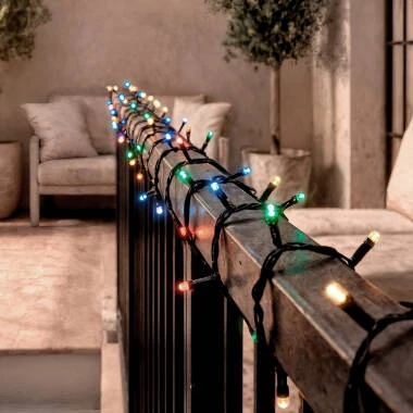 12M Suri Colour Changing Solar LED Multi-Function String Lights - 100 Lights