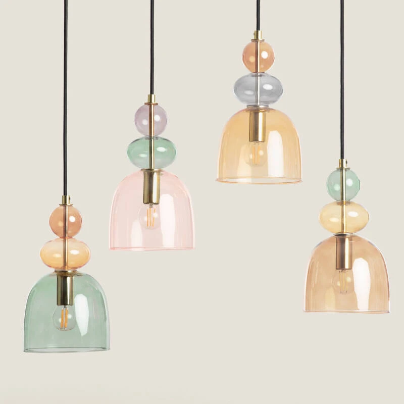 Image of Edit Baudelaire Glass Ceiling Pendant Light