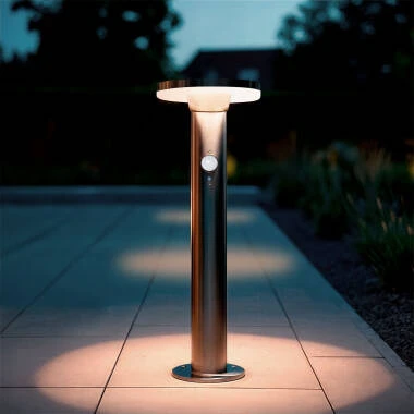 Helios 6W Solar LED Post Light with Motion Sensor