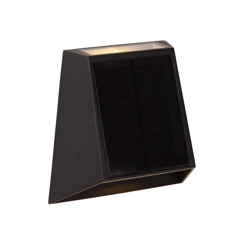Image of Lucide Luton Solar LED Outdoor Up & Down Wall Light with PIR Sensor