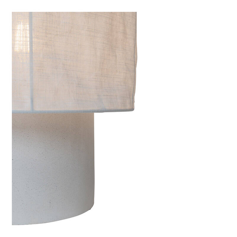 Image of Lucide Tissaja Extra Large Linen Table Lamp