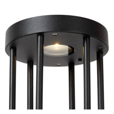 Image of Lucide Jackson Solar LED Medium Outdoor Bollard Light with PIR Sensor