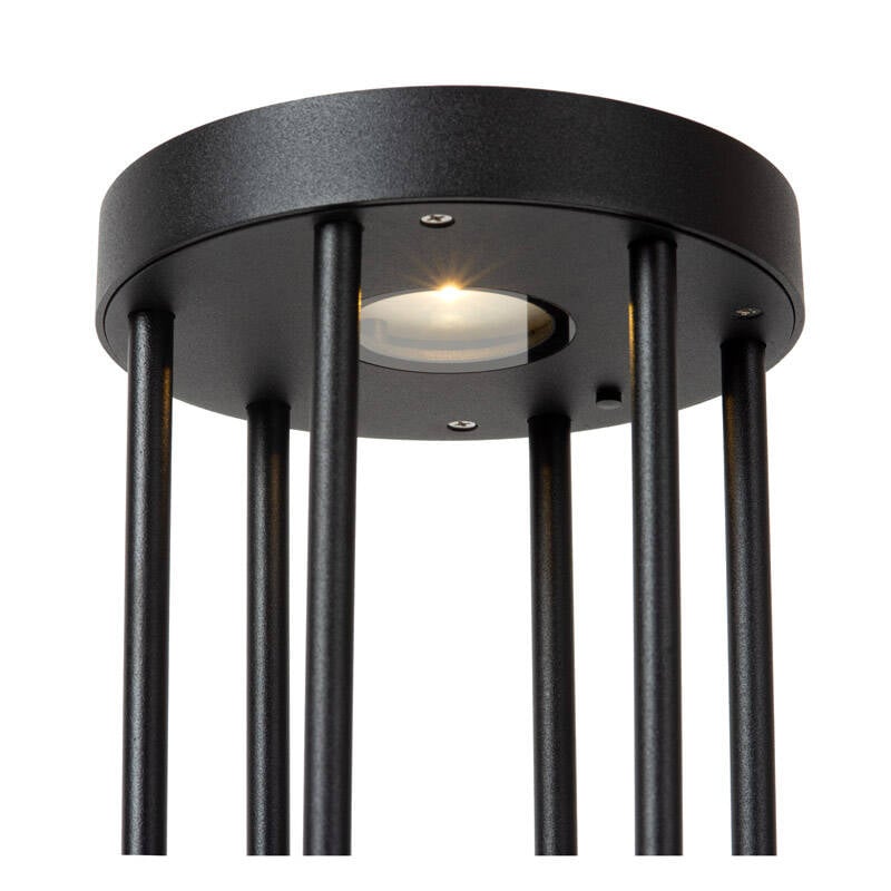 Image of Lucide Jackson Solar LED Medium Outdoor Bollard Light with PIR Sensor