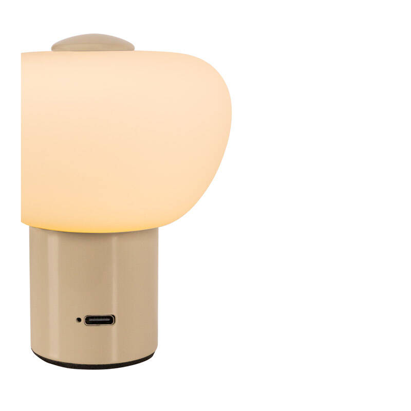 Image of Lucide Gustav LED USB Rechargeable Touch Table Lamp