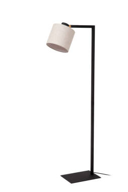 Image of Lucide Lesley Linen Floor Lamp