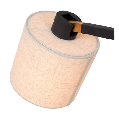 Image of Lucide Lesley Linen Floor Lamp